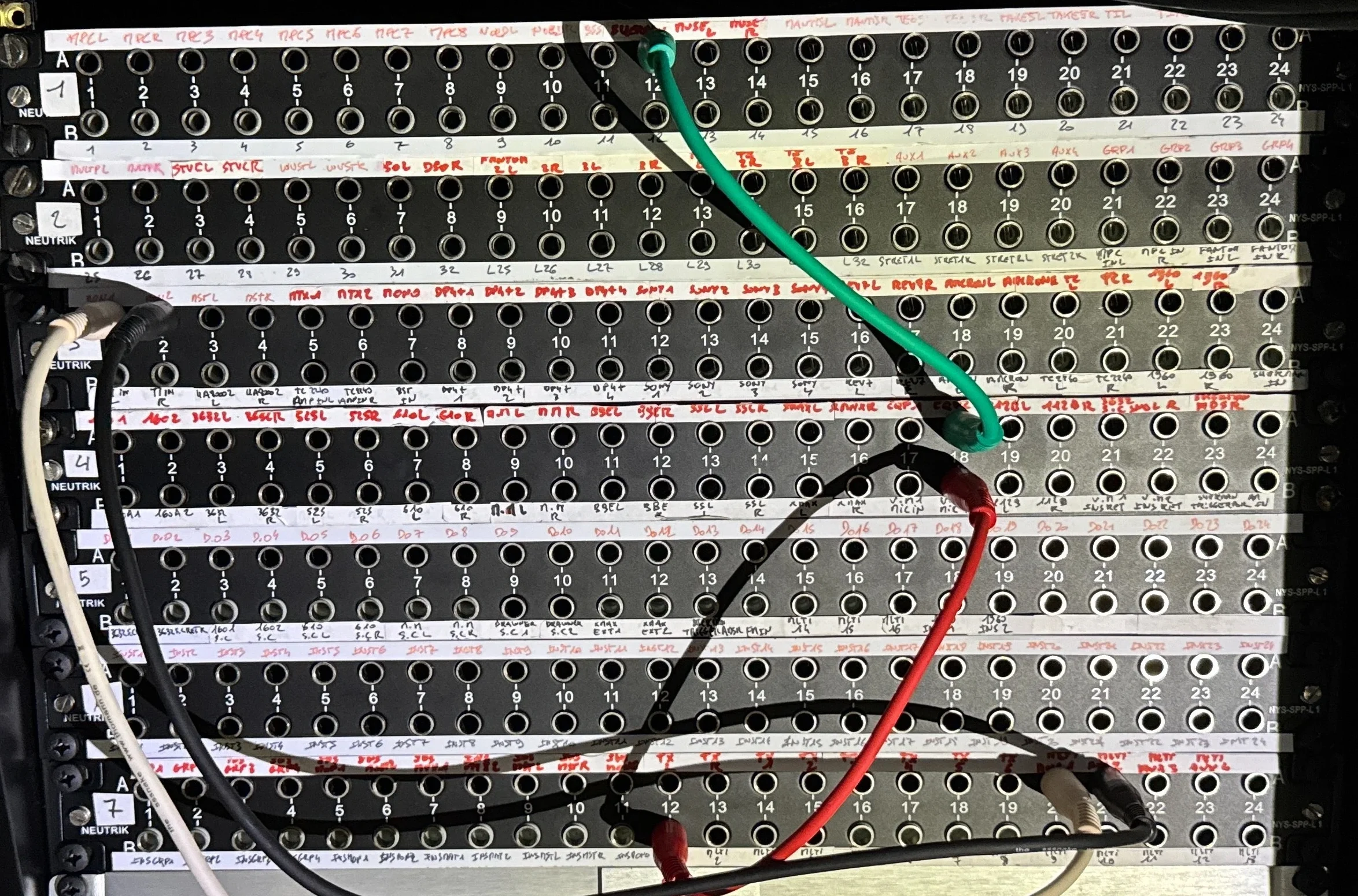 Patchbays Neutrik NYS SPP L1-dressyn'studio-studioenregistrement-beziers